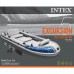 Пятиместная моторно-гребная надувная лодка Intex Excursion 5 Set Original, (366х168х43 см), с веслами и насосом (int-68325)