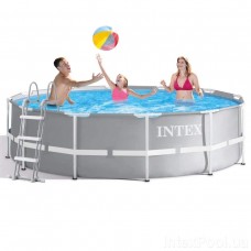 Каркасный бассейн с лестницей Intex 366х99 см c эффектом мозаики (int-26716-1)