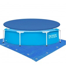 Каркасный бассейн INTEX Metal Frame™ Литой 244x51 см тент подстилка