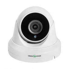 IP камера антивандальная уличная 5MP POE GreenVision 2K день/ночь угол обзора 112° встроенный микрофон