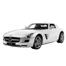 Машинка радиоуправляемая 1:24 Meizhi Mercedes-Benz SLS AMG металлическая (белый) (dd-MZ-25046Аw)