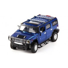 Машинка радиоуправляемая 1:24 Meizhi Hummer H2 металлическая (синий) (dd-MZ-25020Ab)