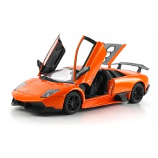 Машинка радиоуправляемая 1:18 Meizhi Lamborghini LP670-4 SV металлическая (оранжевый) (dd-MZ-2152o)