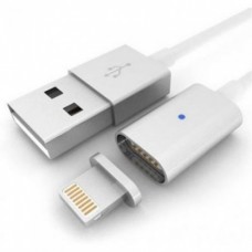 Магнитный кабель 1м для Iphone Magnetic Cable белый (im-44838)