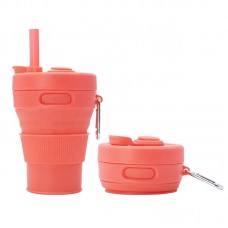 Чашка силиконовая Epik Eco Cup Transformer с карабином 450 мл (its-36800)