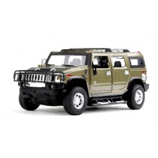 Машинка радиоуправляемая 1:24 Meizhi Hummer H2 металлическая (темно-зеленый)