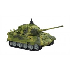 Танк микро р/у 1:72 King Tiger со звуком (зеленый, 27MHz)